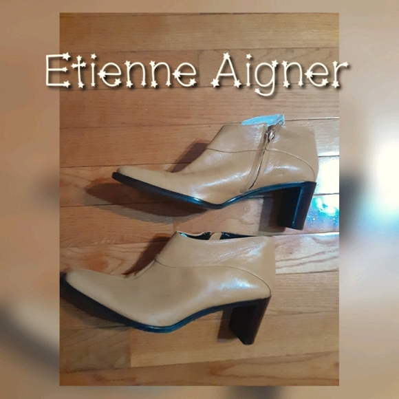 Etienne Aigner Shoes - Etienne Aigner All Leather Boots
